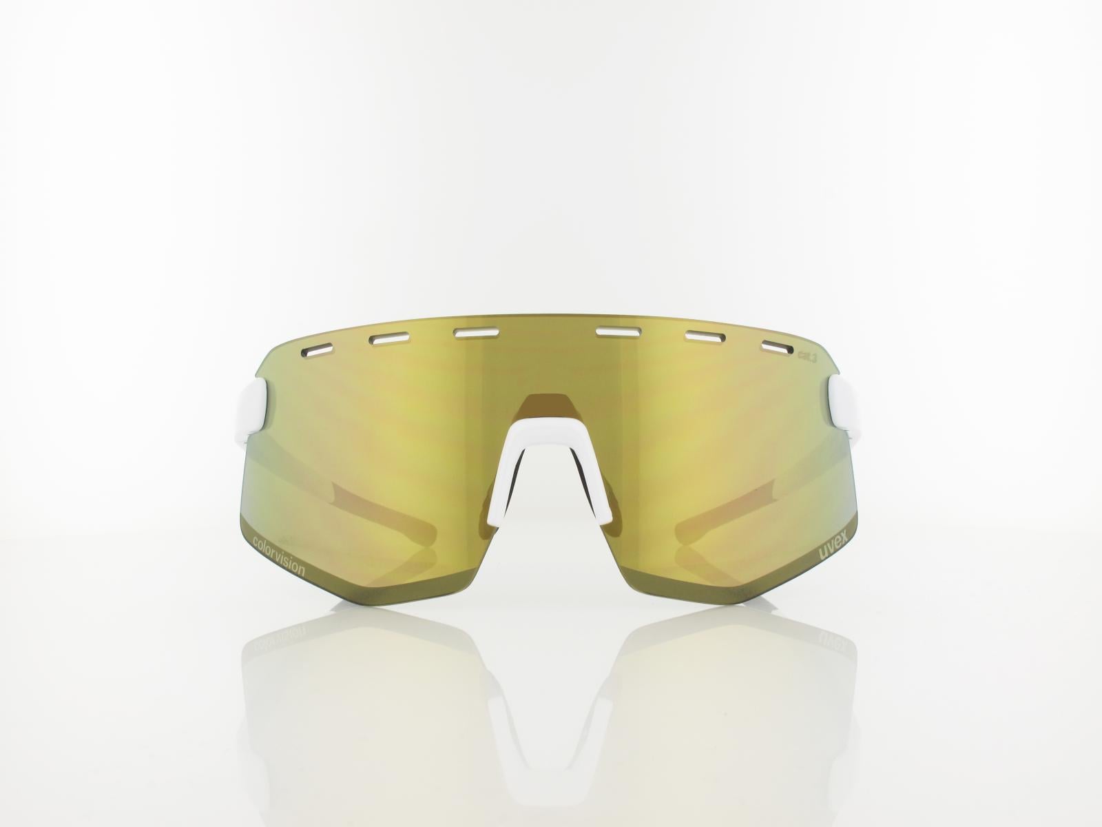 UVEX | RXs 4303 CV 2000 164 | wei&szlig; gl&auml;nzend / colorvision nature goldspiegel
