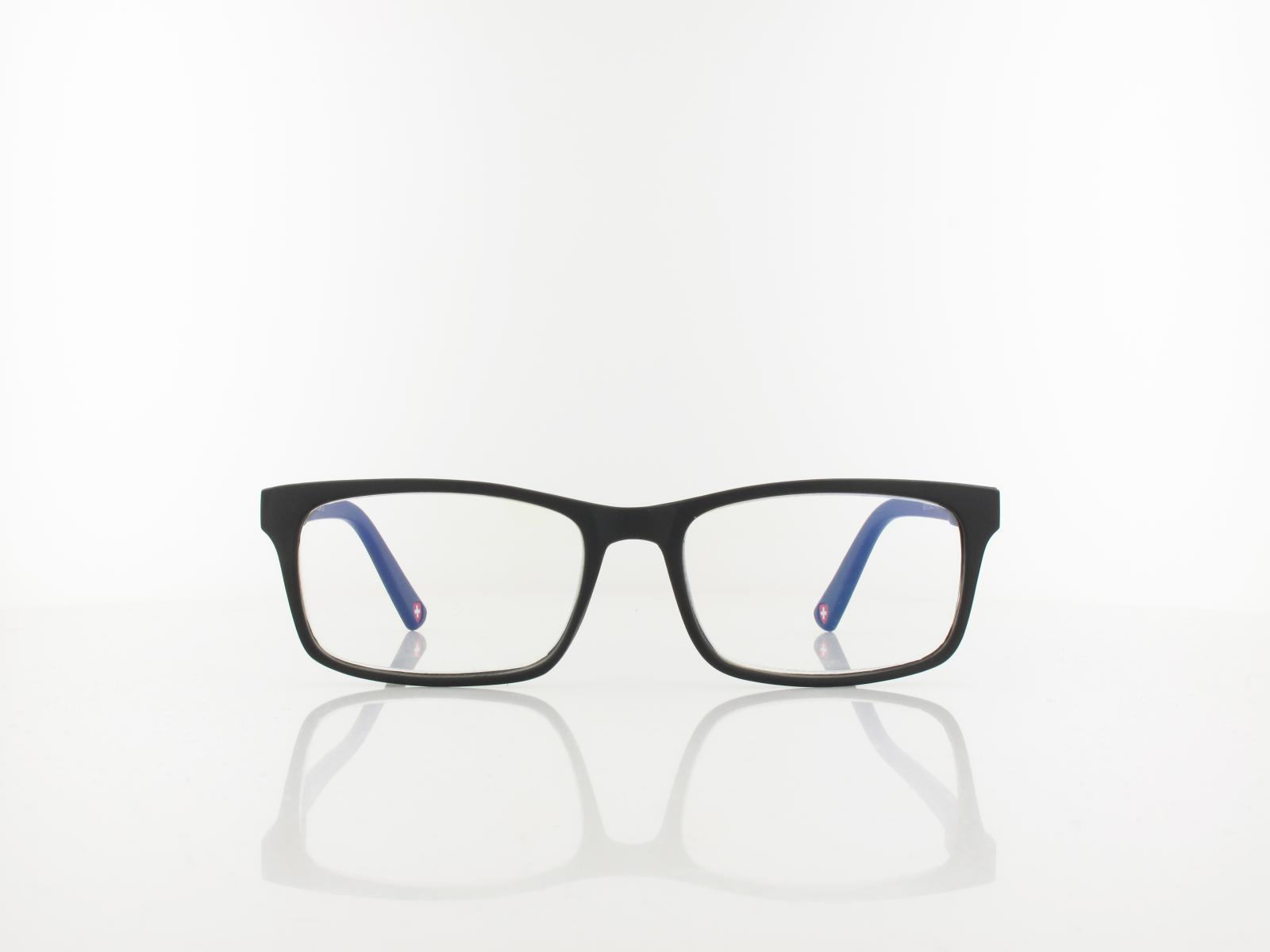 Brilando | HBLF73 BLUE-UV Fertiglesebrille | black | +1,50