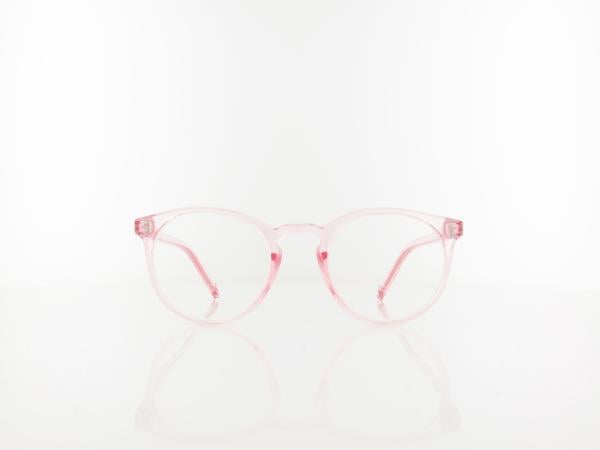 Brilando | HMR55B Fertiglesebrille | clear pink | +1,00