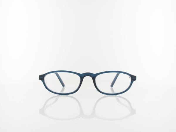 Brilando | HMR57B Fertiglesebrille | matt blue | +1,00