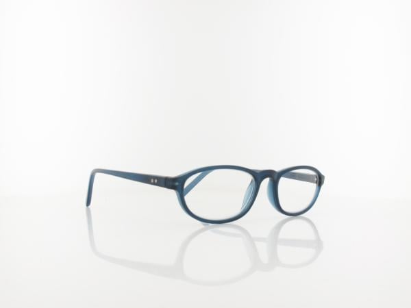 Brilando | HMR57B Fertiglesebrille | matt blue | +1,00