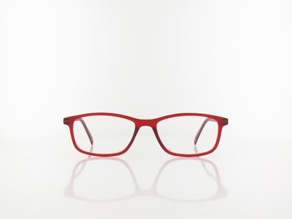 Brilando | MR51B Fertiglesebrille | matt red | +1,00