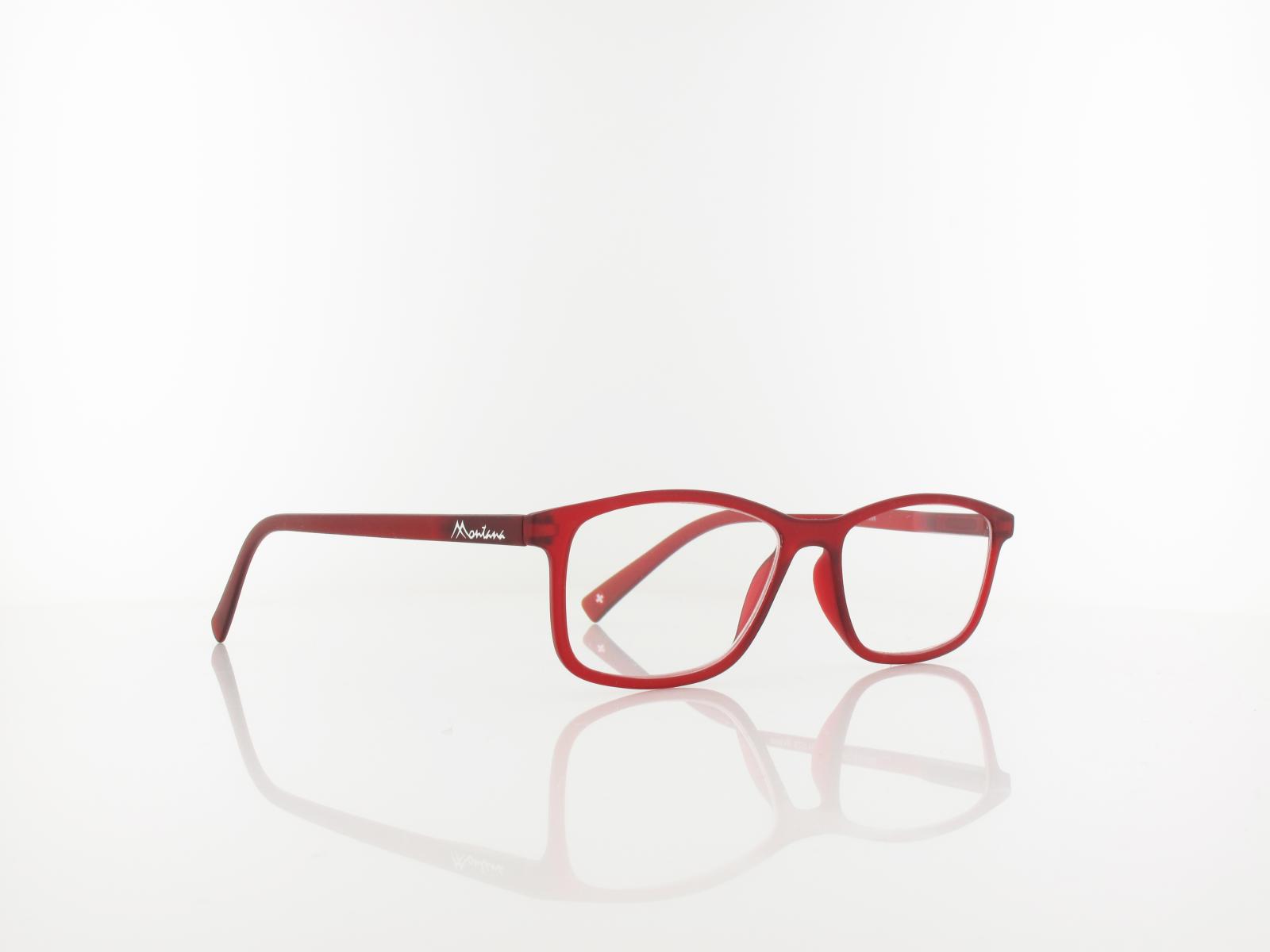 Brilando | MR51B Fertiglesebrille | matt red | +1,00