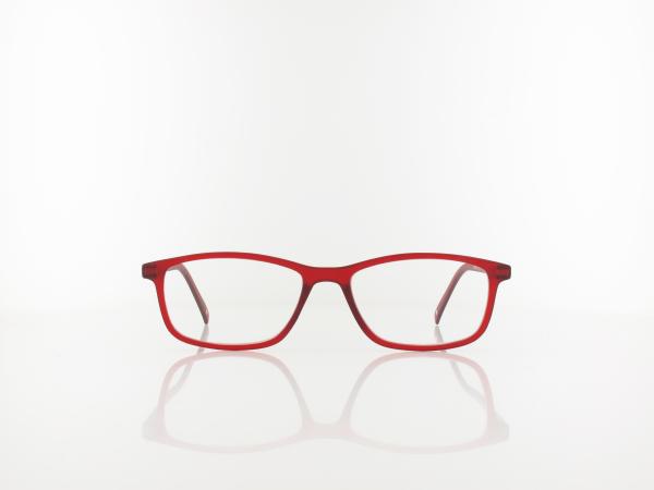 Brilando | MR51B Fertiglesebrille | matt red | +2,50