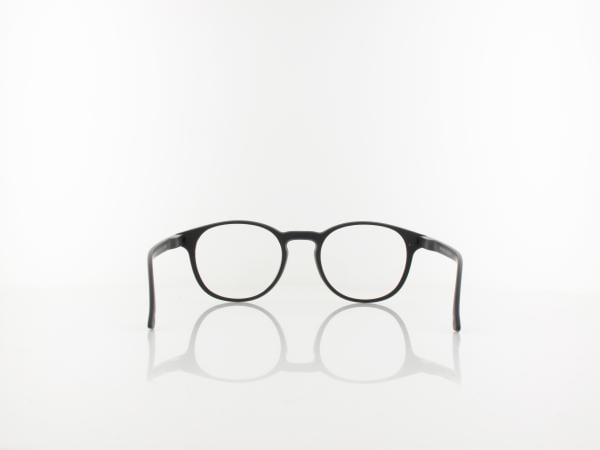 Brilando | MR52 Fertiglesebrille | matt black | +1,00