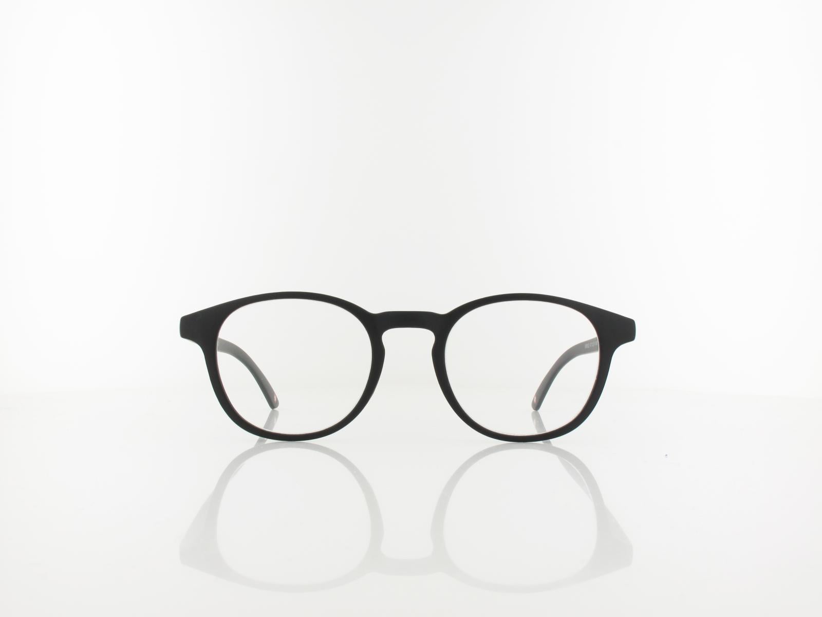 Brilando | MR52 Fertiglesebrille | matt black | +2,50
