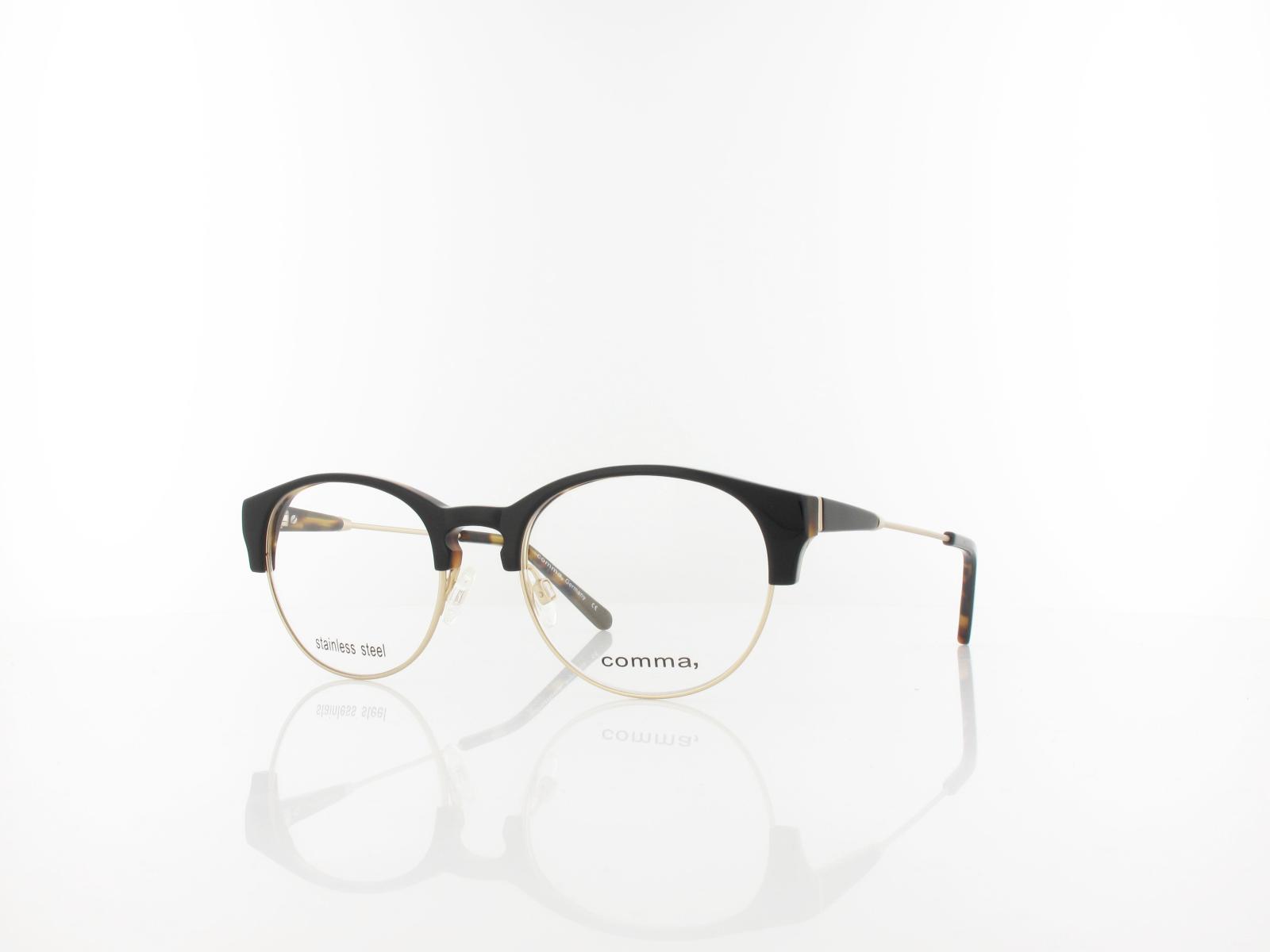 Comma | 70026 30 50 | shiny black light gold havana