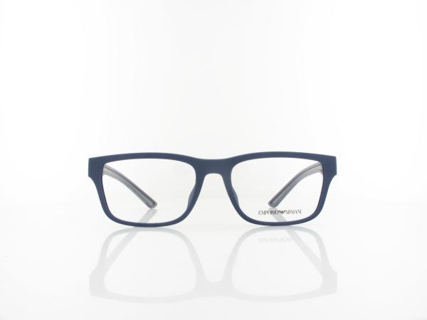 Emporio Armani | EA3276U 6185 56 | mattblau gummiert