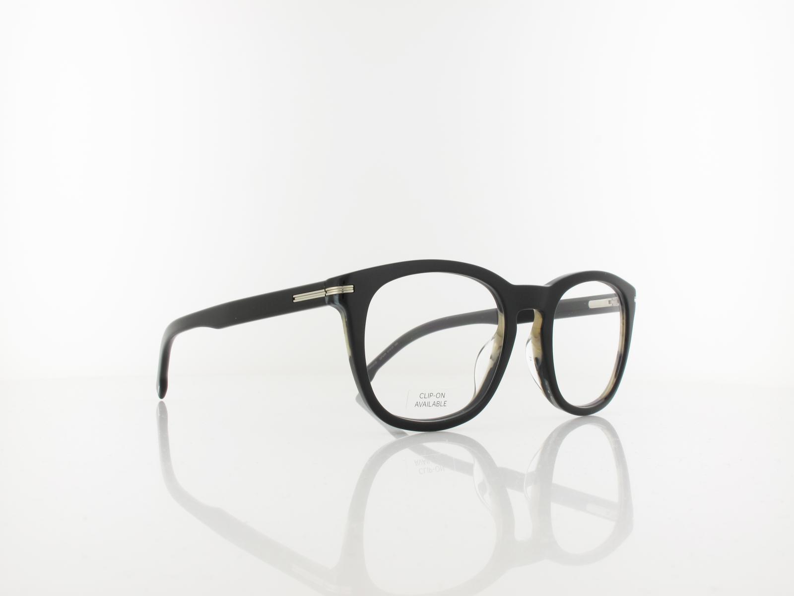 Boss | BOSS 1725/G/CS QF6/M9 51 | black striped white / grey polarized