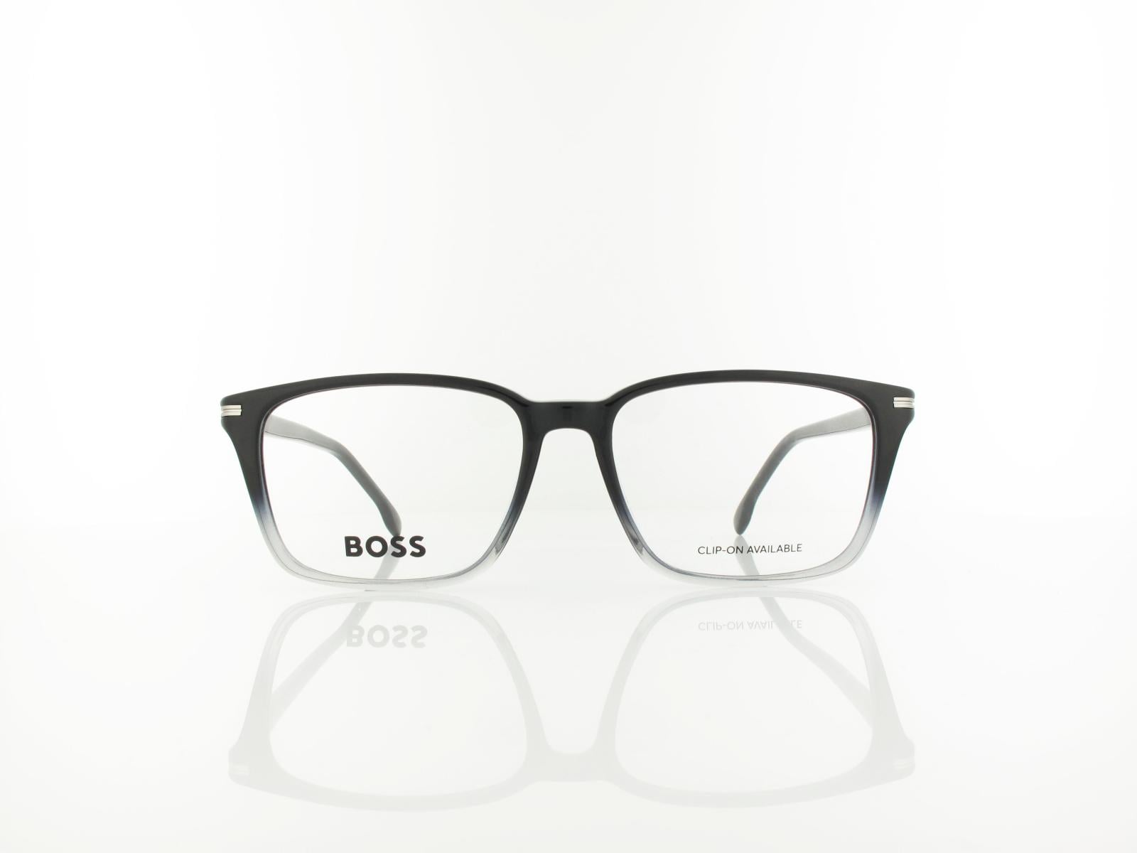 Boss | BOSS 1847/G/C CLIP EDM 55 | black shaded grey / blue polarized