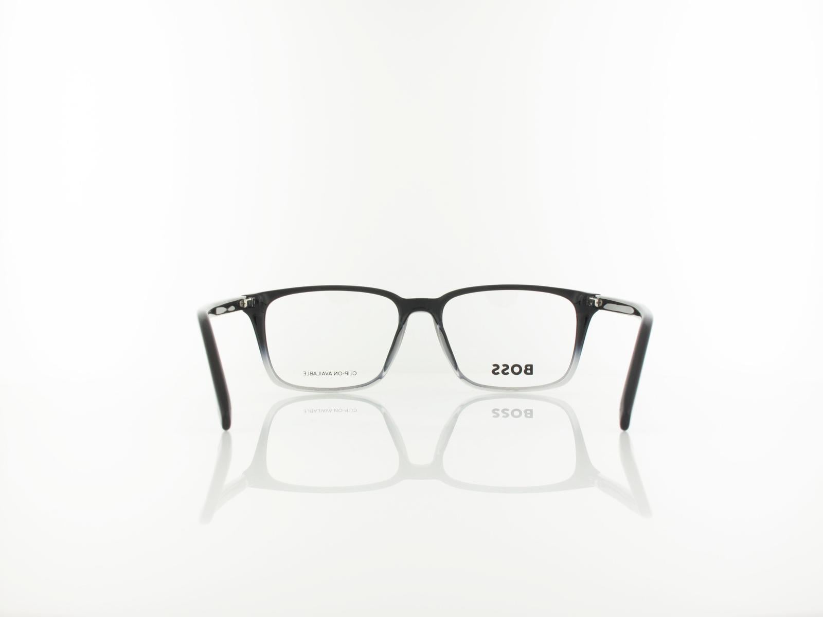 Boss | BOSS 1847/G/C CLIP EDM 55 | black shaded grey / blue polarized