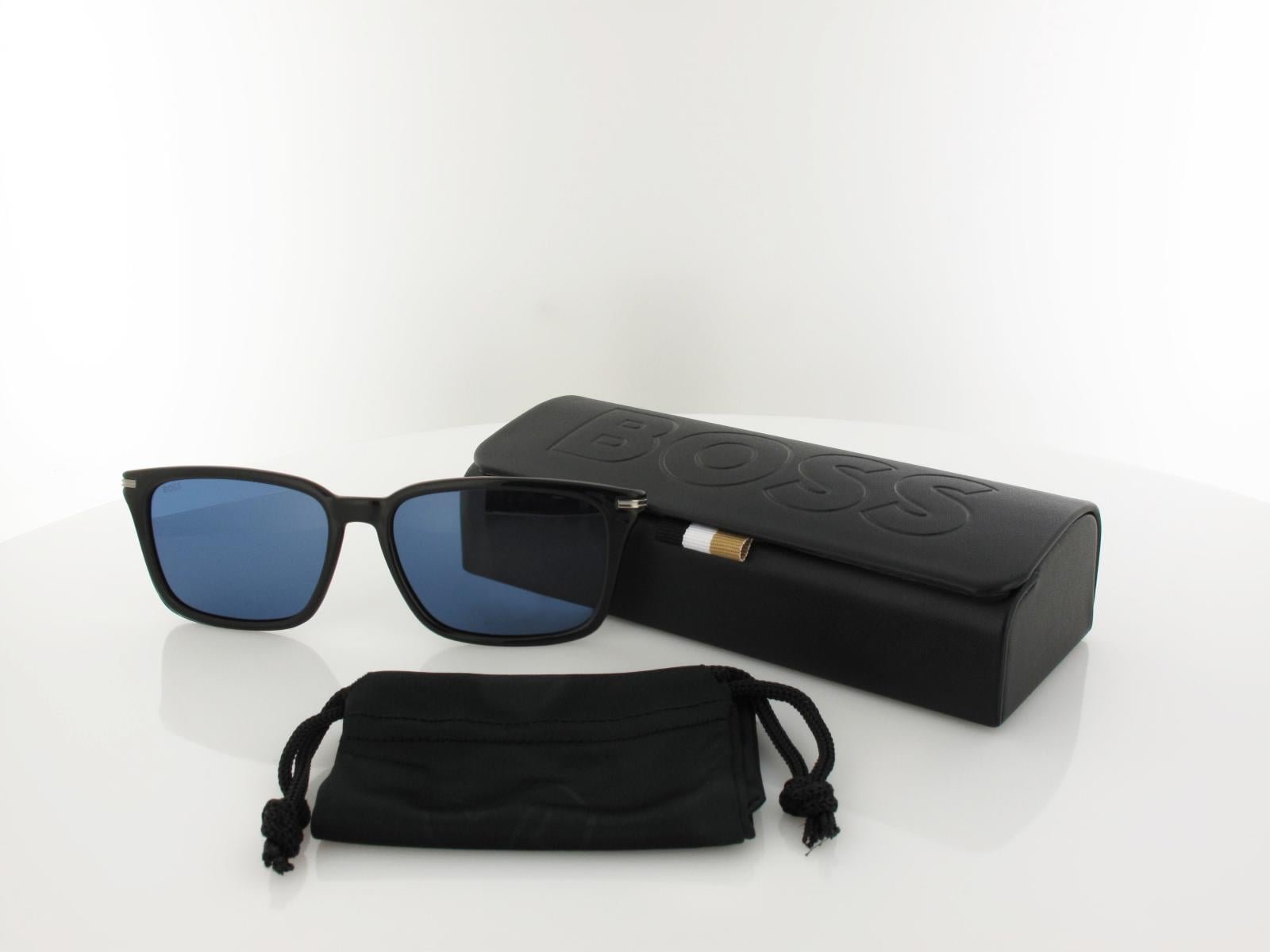 Boss | BOSS 1847/G/C CLIP EDM 55 | black shaded grey / blue polarized