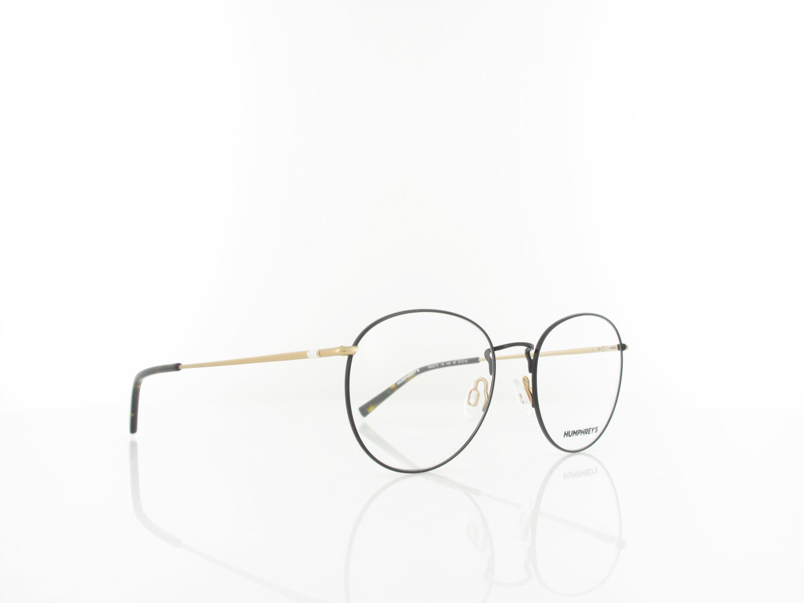 HUMPHREY'S | 582275 10 51 | schwarz matt gold