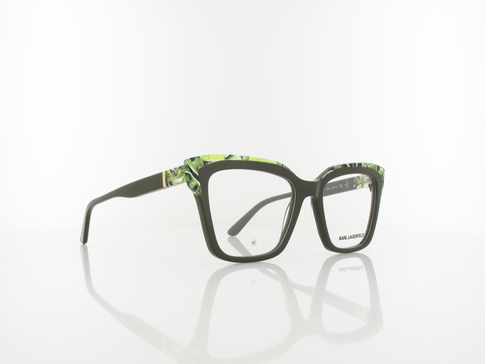 Karl Lagerfeld | KL6130 309 52 | olive green marble