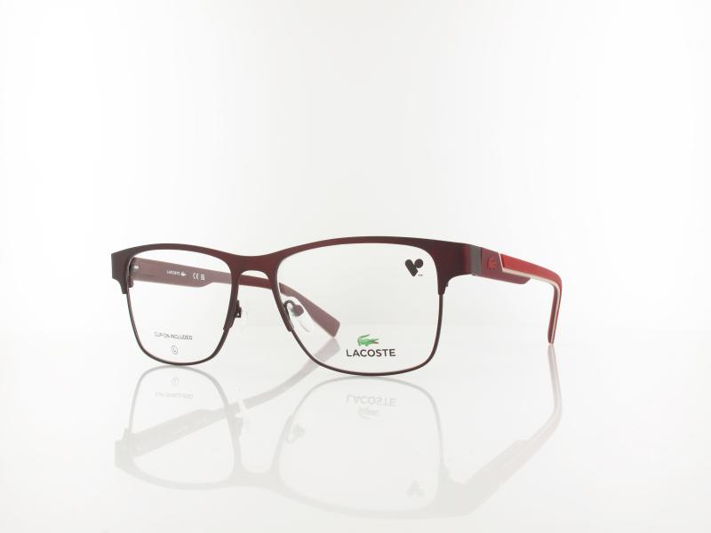 Lacoste | L2307 MAG-SET 601 55 | matte burgundy