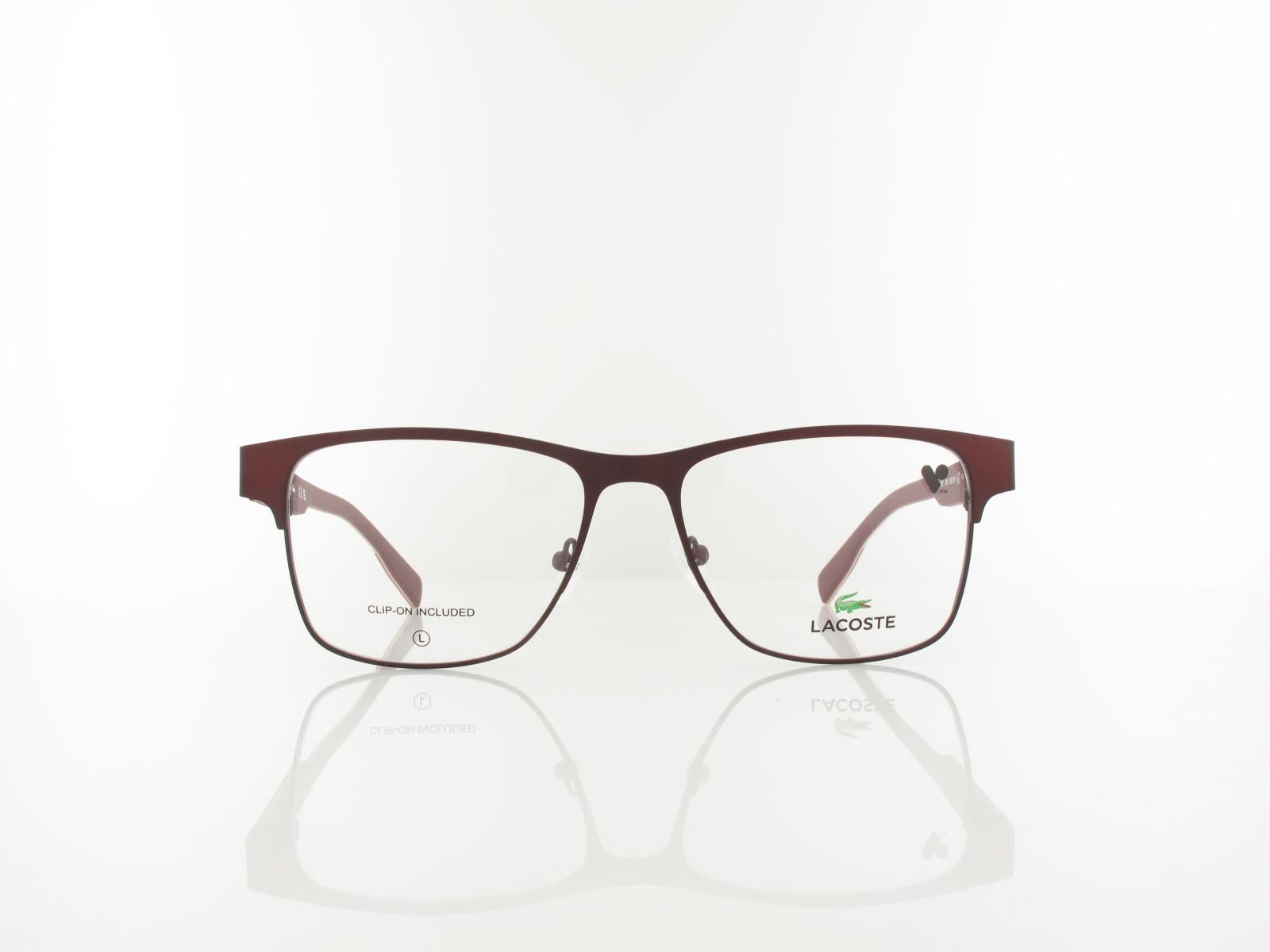 Lacoste | L2307 MAG-SET 601 55 | matte burgundy