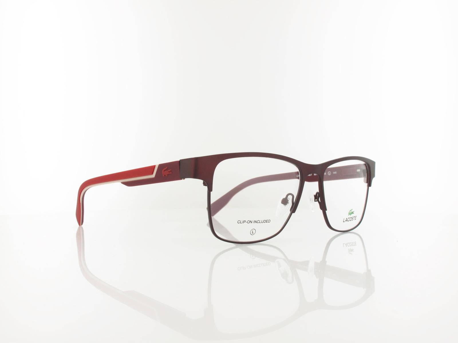 Lacoste | L2307 MAG-SET 601 55 | matte burgundy