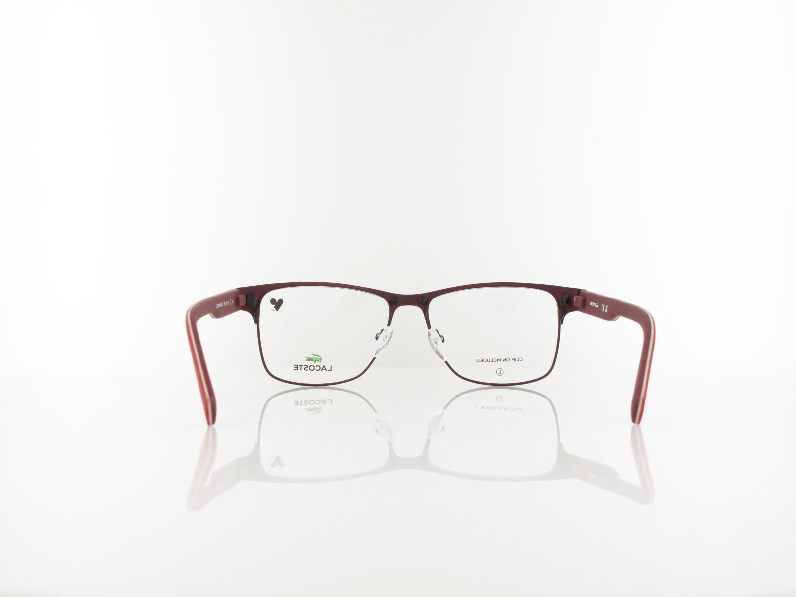 Lacoste | L2307 MAG-SET 601 55 | matte burgundy