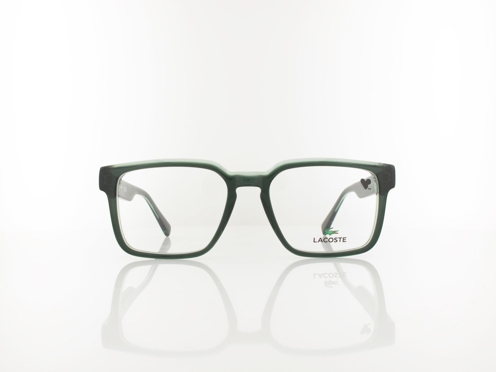Lacoste | L4003 318 54 | transparent dark green