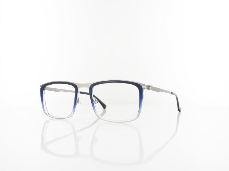 Brilando | Premium F2650 53 | dunkelblau transparent silber matt