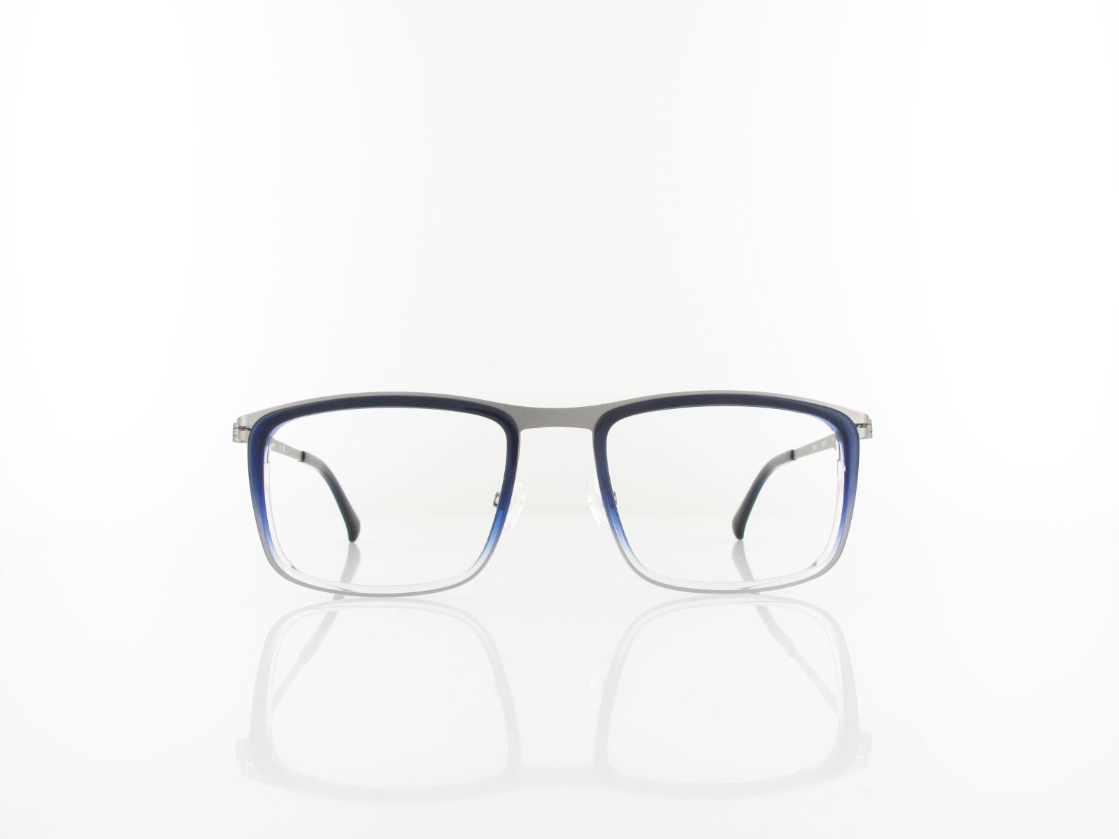 Brilando | Premium F2650 53 | dunkelblau transparent silber matt