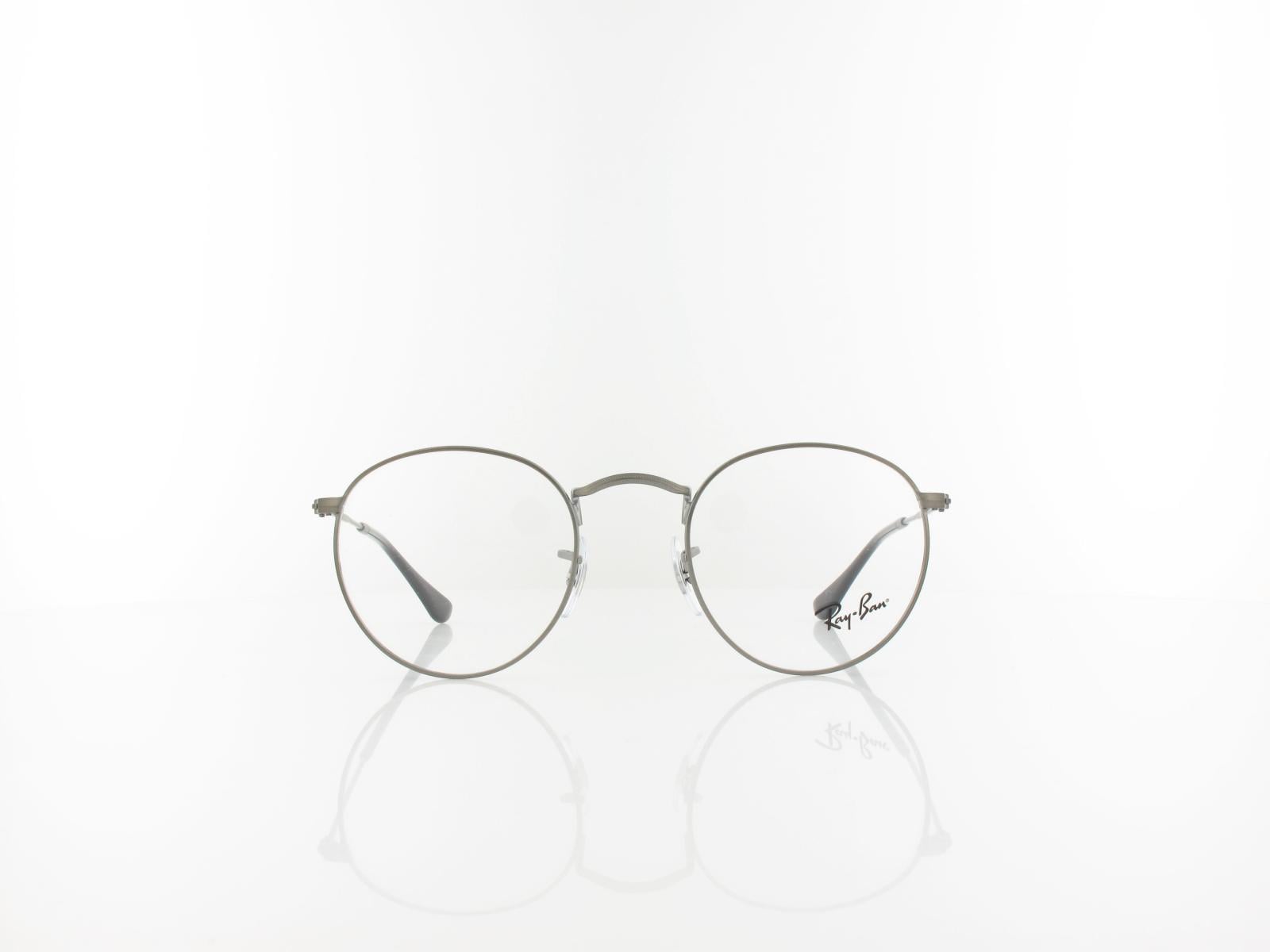Ray Ban | Round Metal RX3447V 2620 47 | matte gunmetal