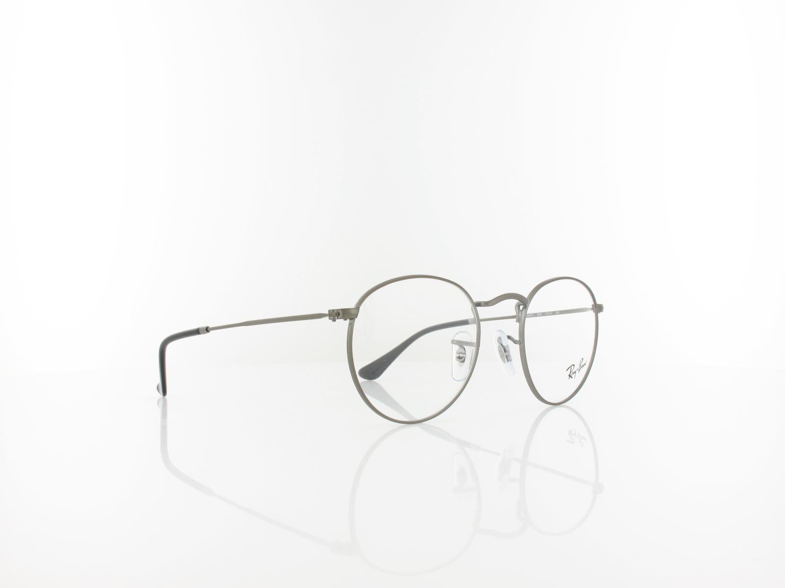 Ray Ban | Round Metal RX3447V 2620 47 | matte gunmetal