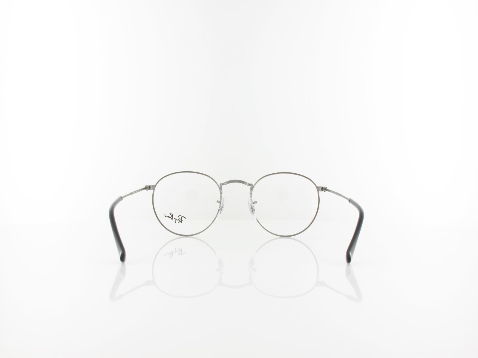 Ray Ban | Round Metal RX3447V 2620 47 | matte gunmetal