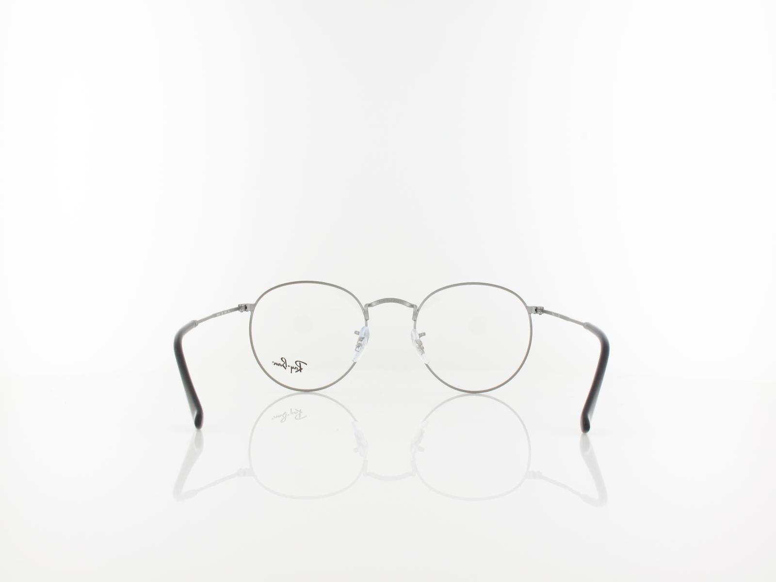 Ray Ban | Round Metal RX3447V 2620 50 | matte gunmetal