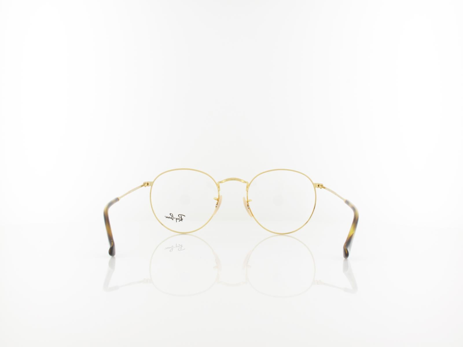 Ray Ban | Round Metal RX3447V 2945 50 | gold on top havana