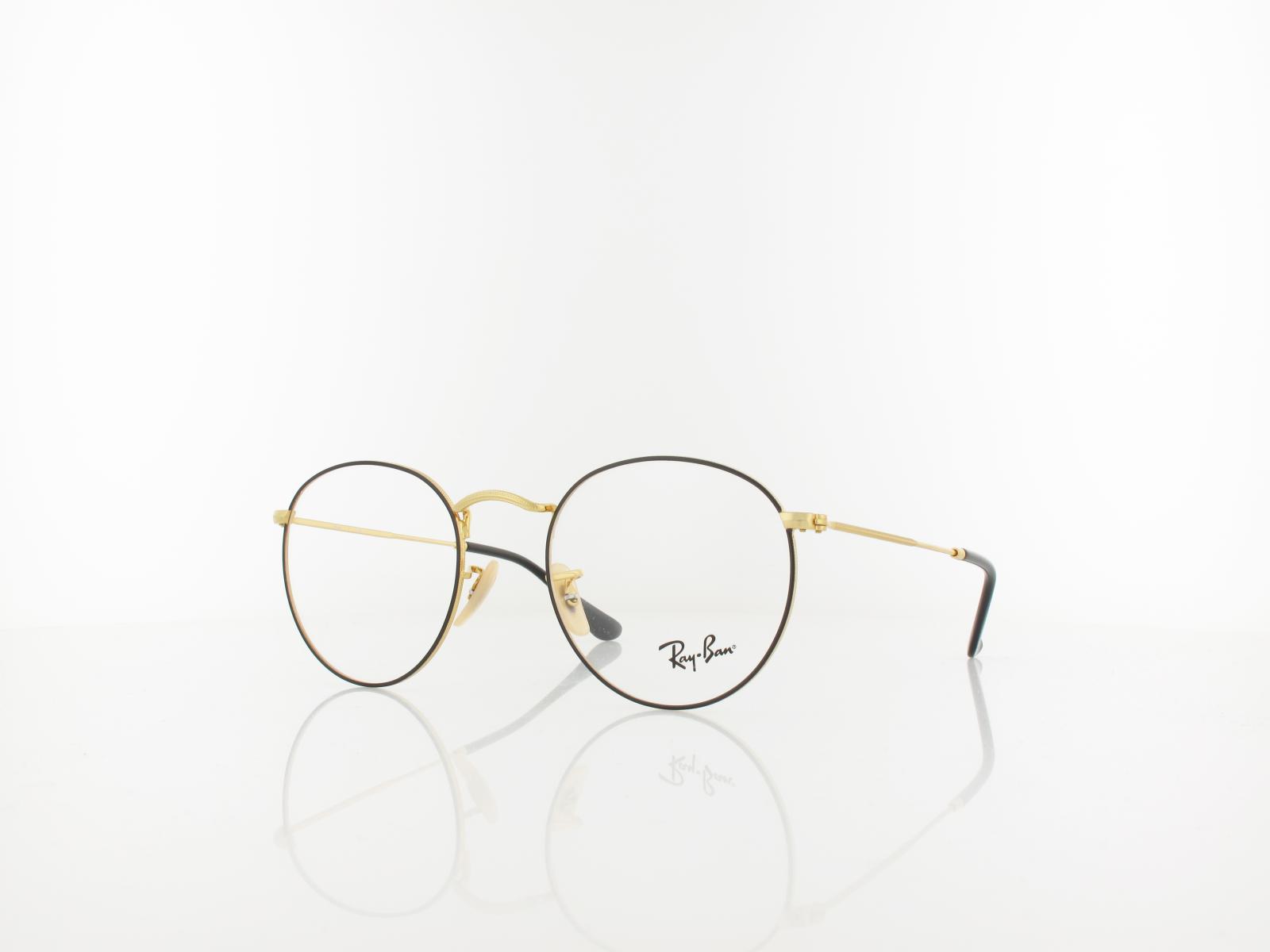 Ray Ban | Round Metal RX3447V 2991 50 | black on arista