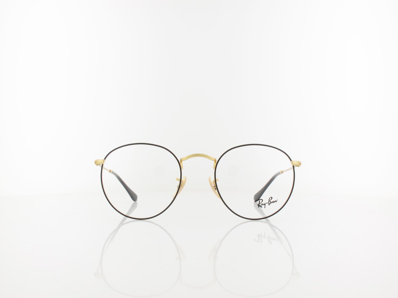 Ray Ban | Round Metal RX3447V 2991 50 | black on arista