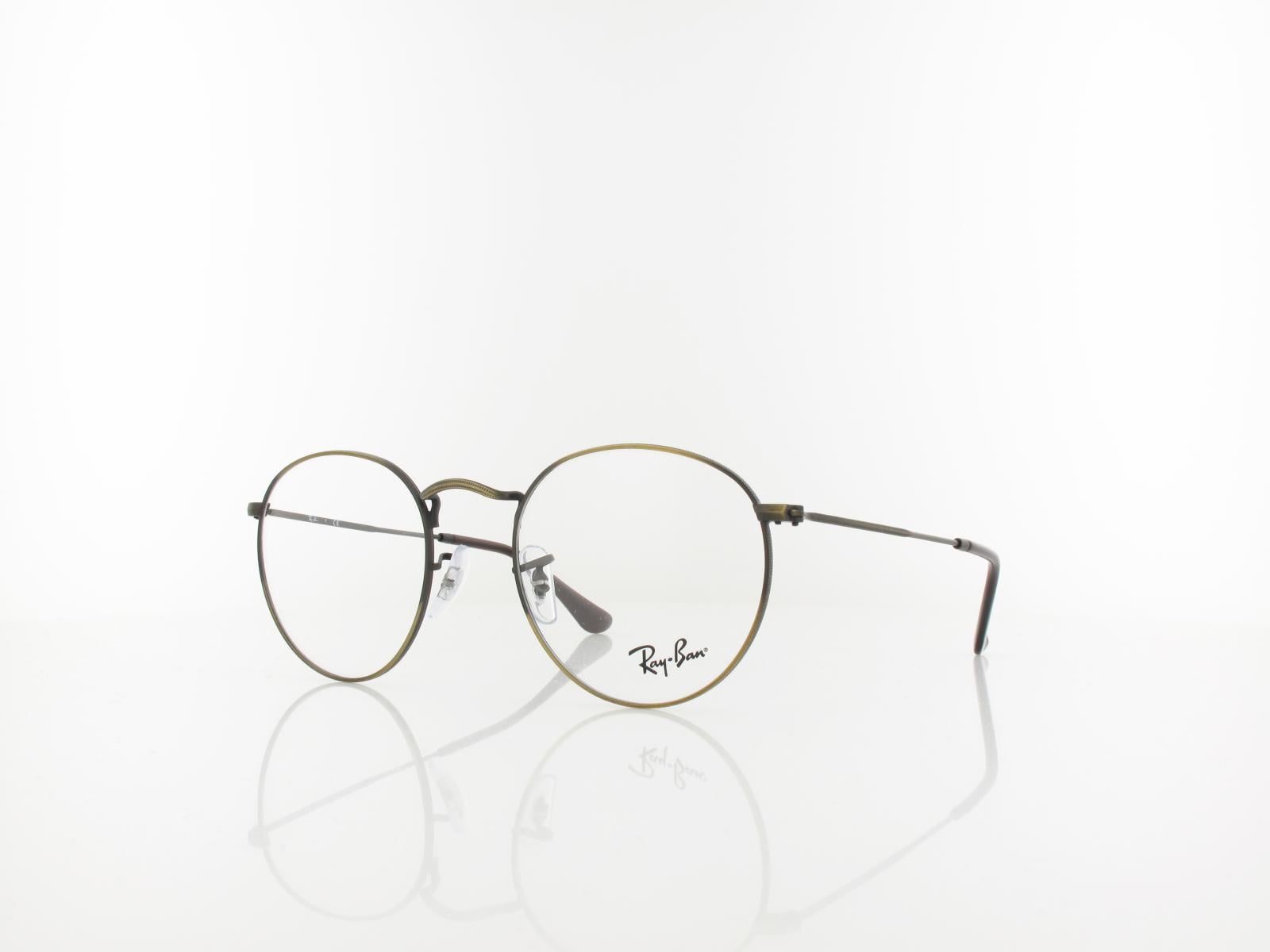 Ray Ban | Round Metal RX3447V 3117 50 | antique gold