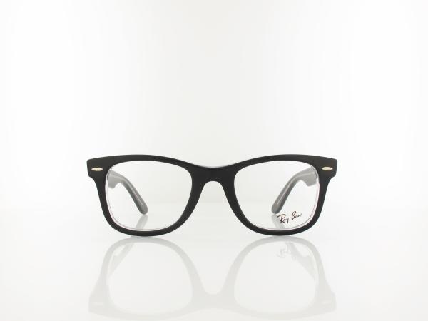 Ray Ban | WAYFARER EASE RX4340V 2034 50 | schwarz auf transparent