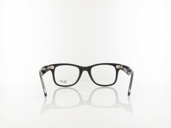 Ray Ban | WAYFARER EASE RX4340V 2034 50 | schwarz auf transparent