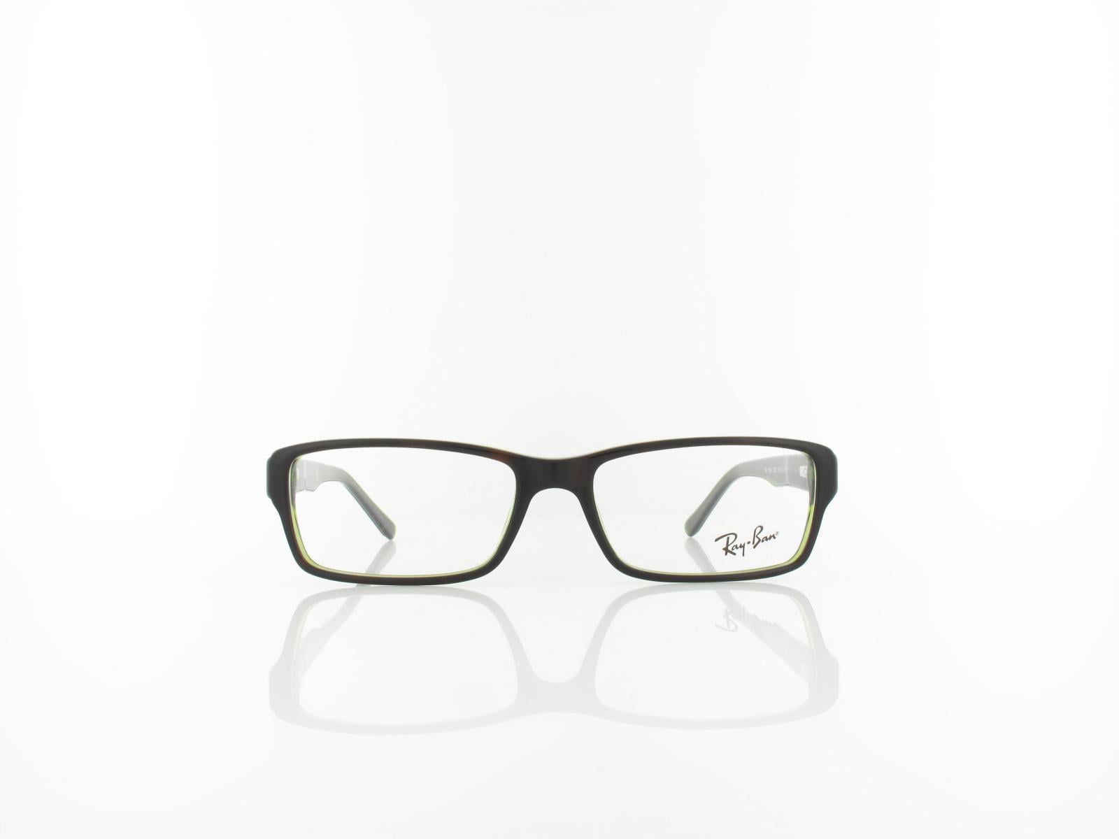 Ray Ban | RX5169 2383 52 | top havana on green transparent