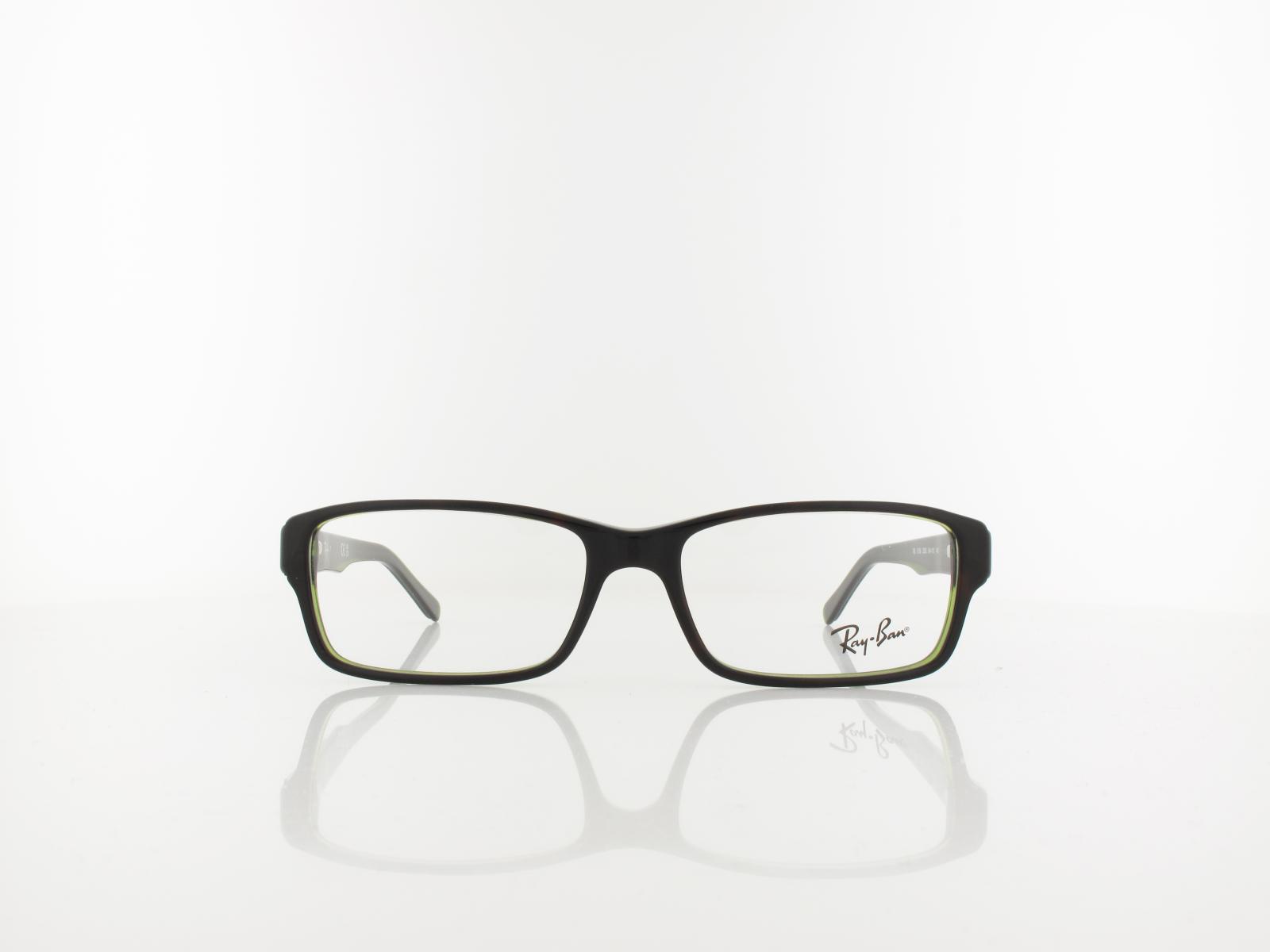 Ray Ban | RX5169 2383 54 | top havana on green transparent