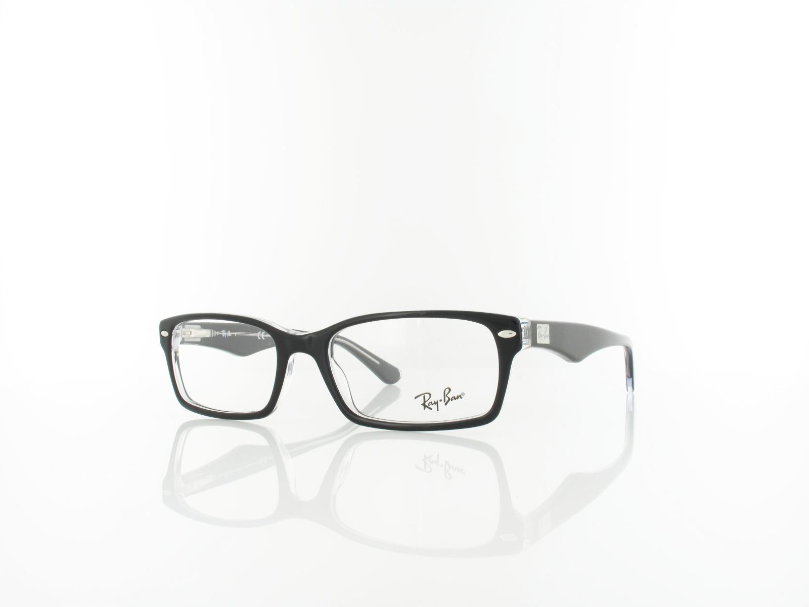 Ray Ban | RX5206 2034 54 | top black on transparent