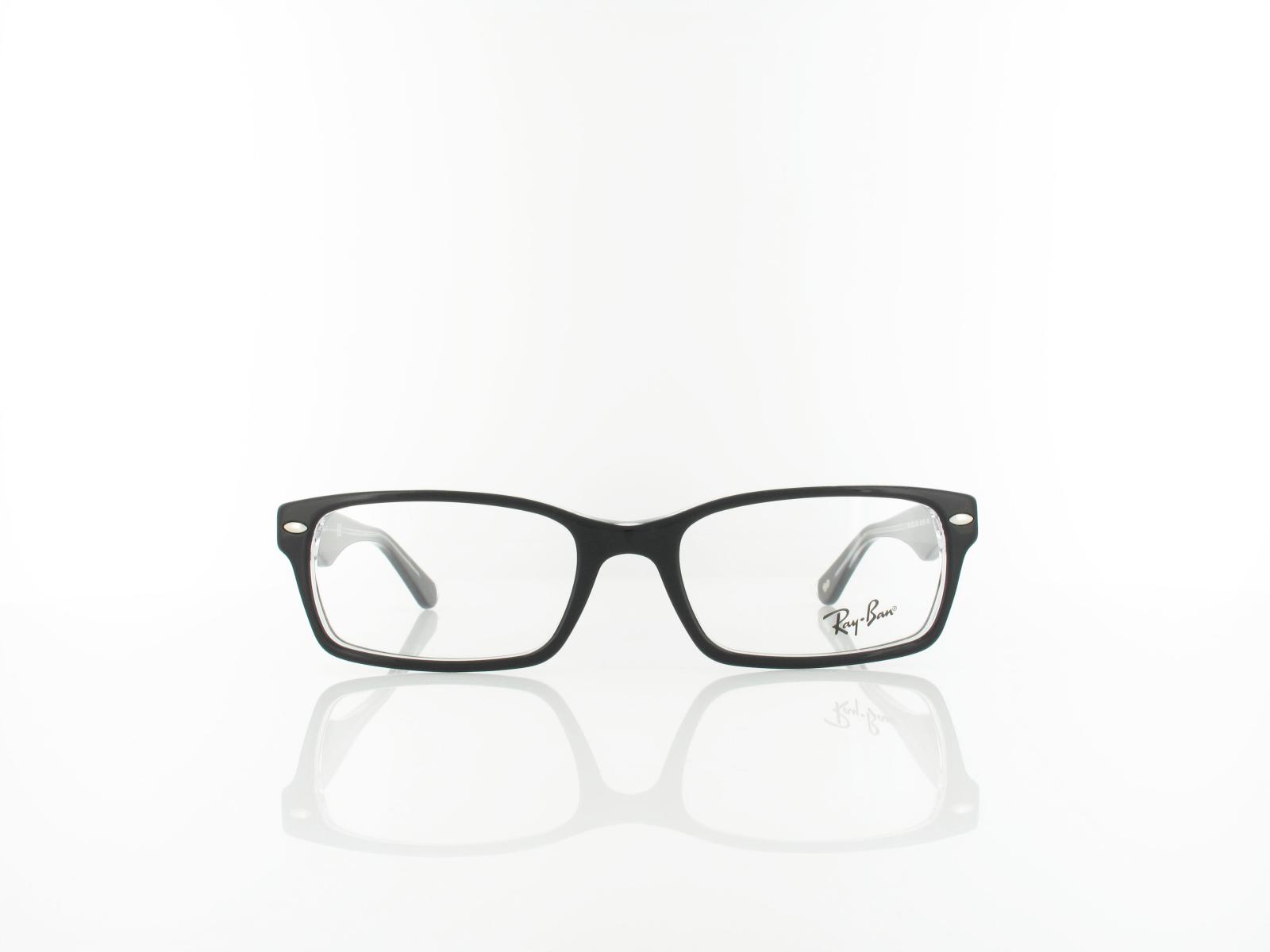 Ray Ban | RX5206 2034 54 | top black on transparent