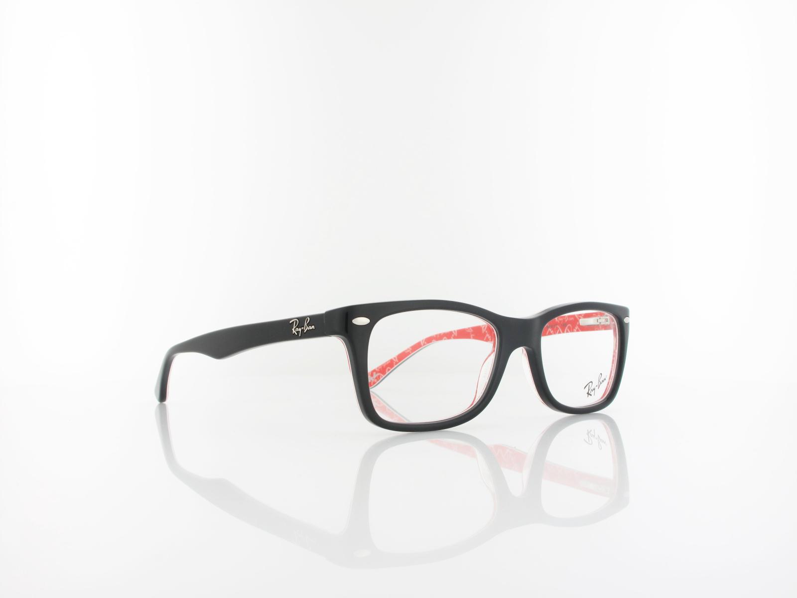 Ray Ban | RX5228 2479 50 | top black on texture red