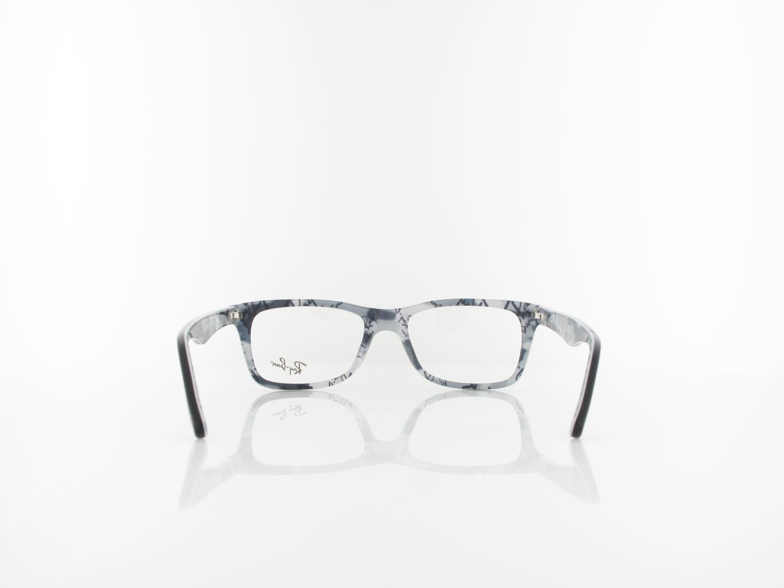 Ray Ban | RX5228 5405 50 | top mat black on tex camuflage