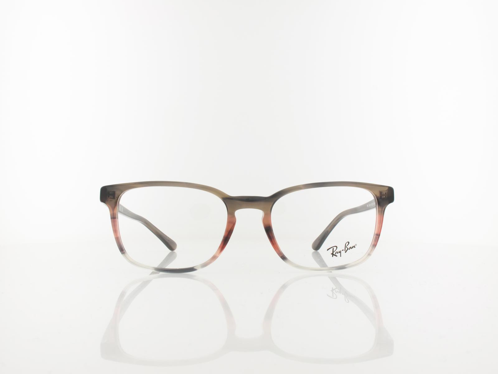 Ray Ban | RX5418 8251 54 | striped brown gradient red