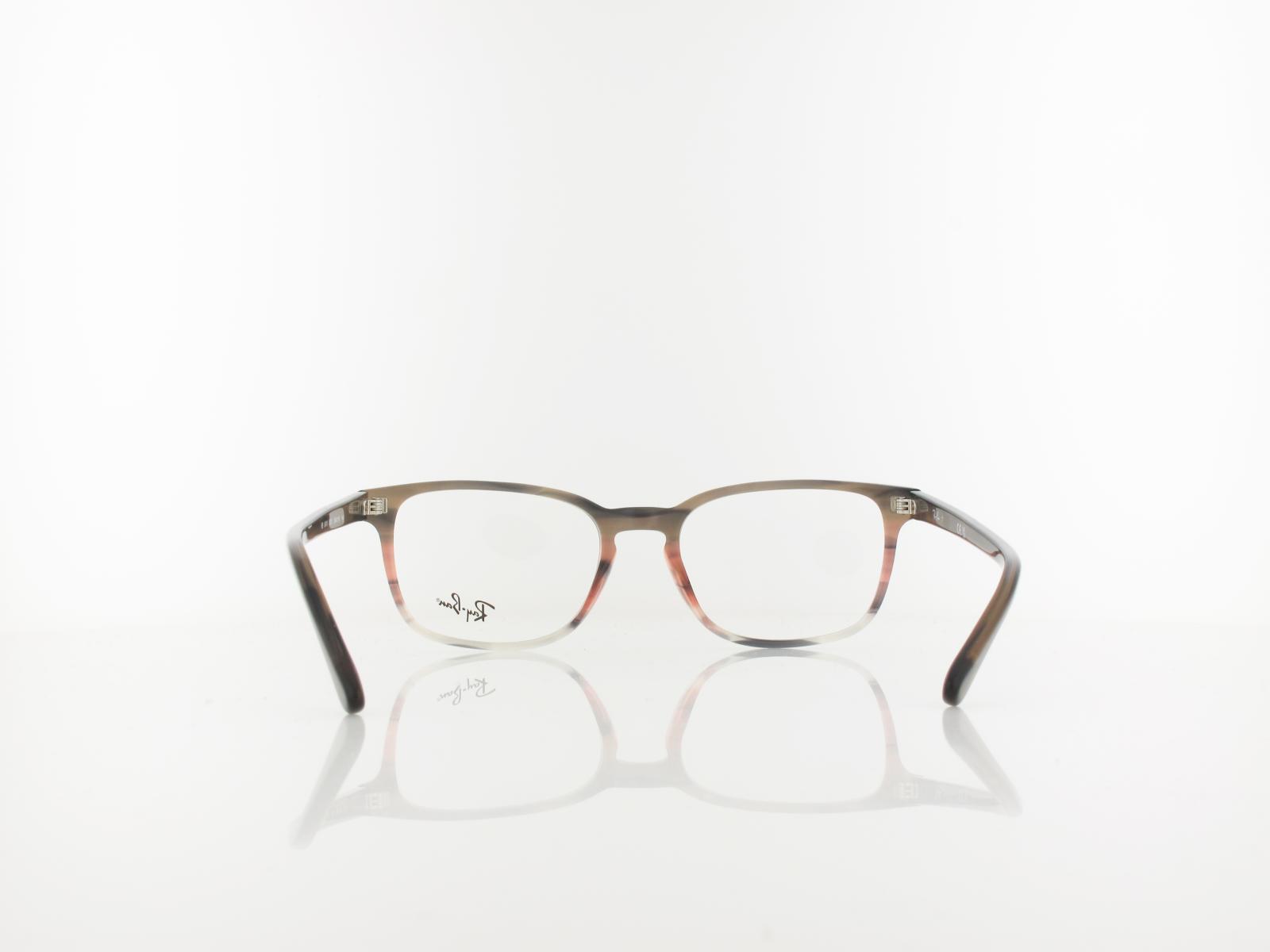Ray Ban | RX5418 8251 54 | striped brown gradient red