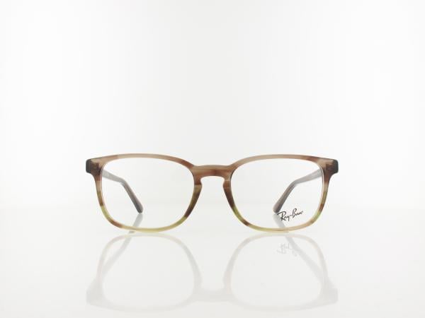 Ray Ban | RX5418 8255 54 | striped brown gradient green