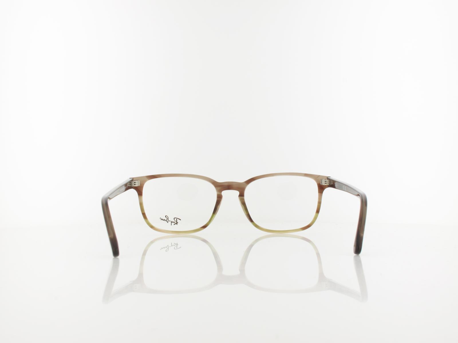 Ray Ban | RX5418 8255 54 | striped brown gradient green