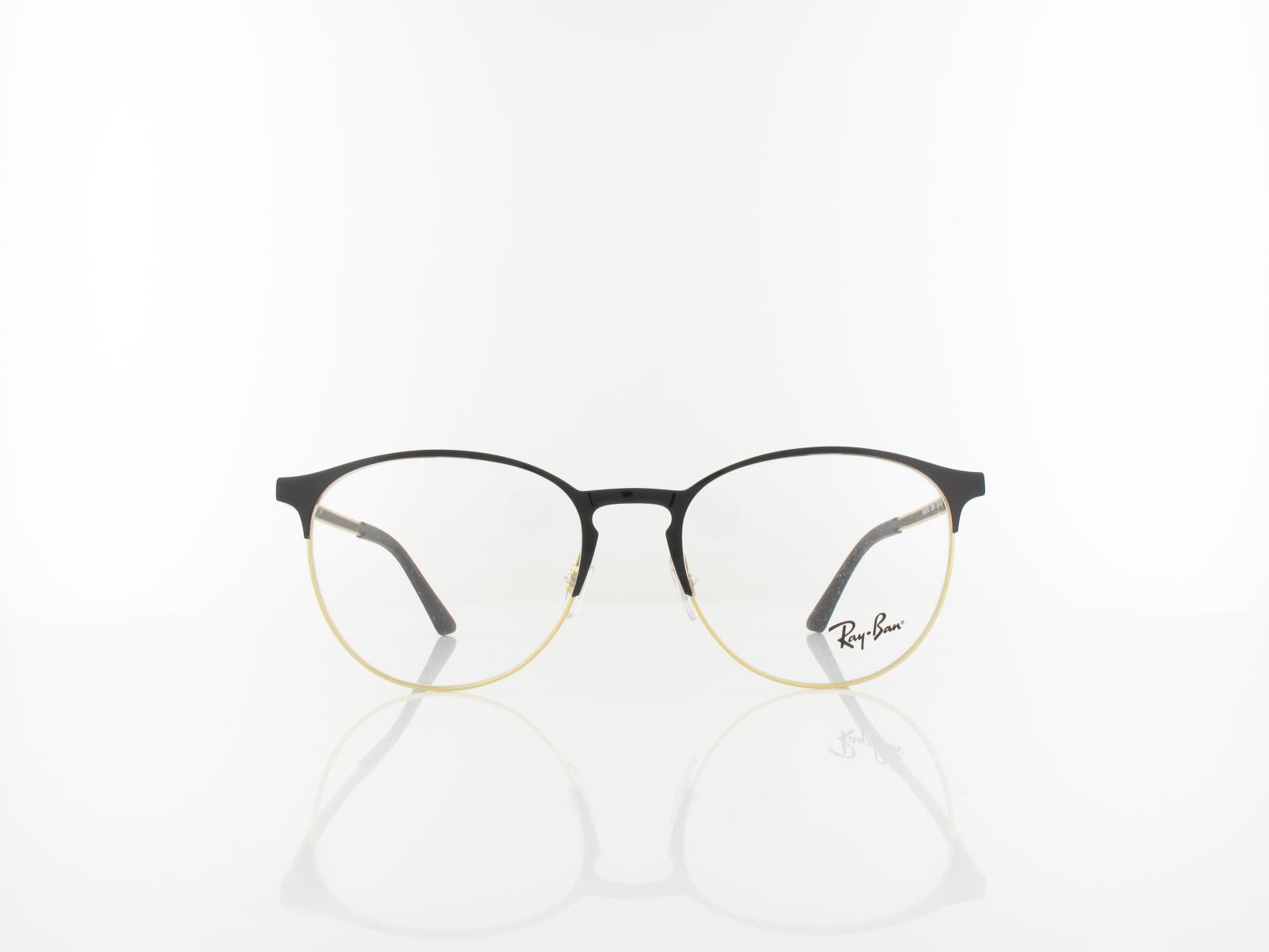 Ray Ban | RX6375 2890 53 | gold top in black