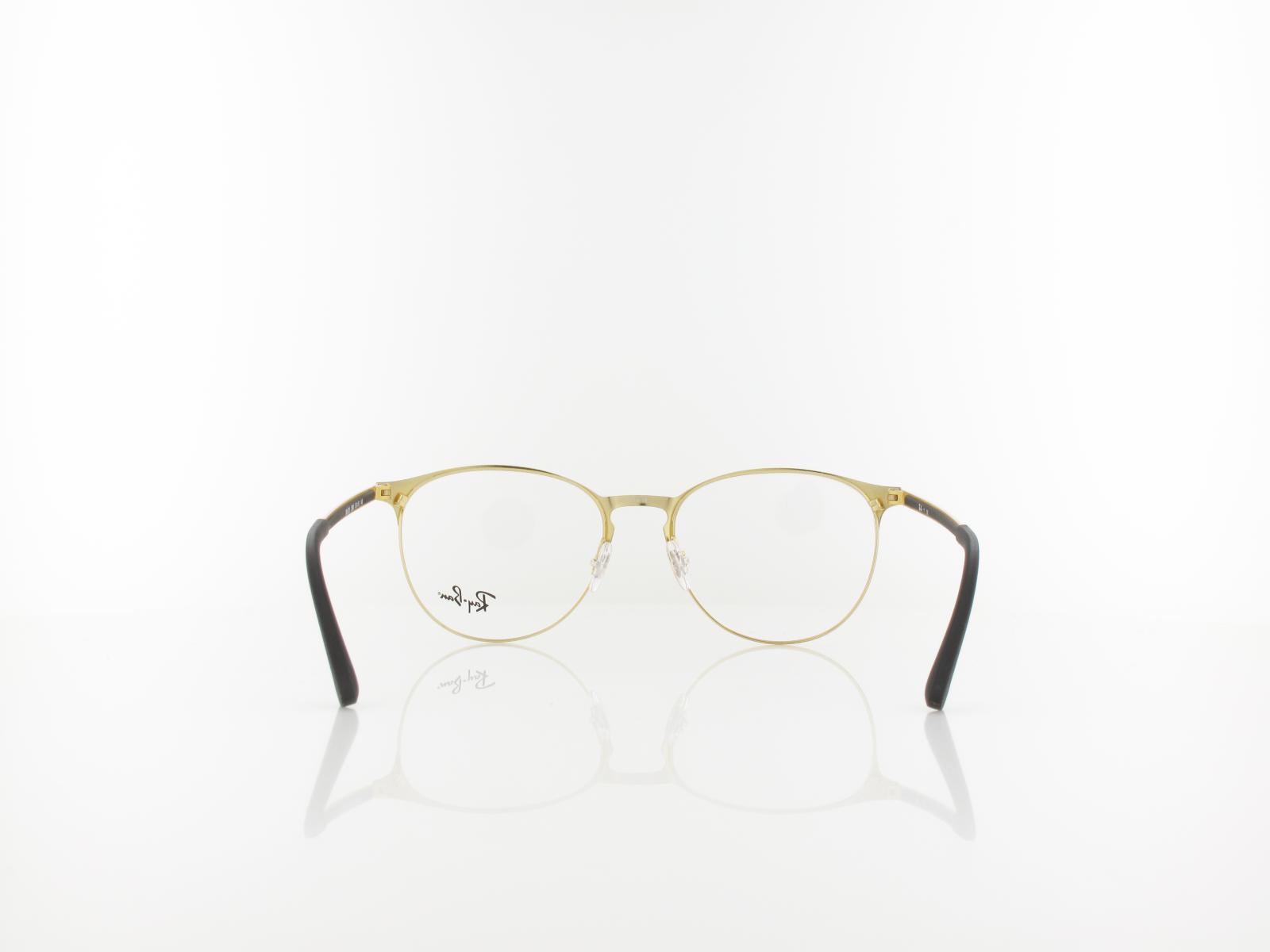 Ray Ban | RX6375 2890 53 | gold top in black