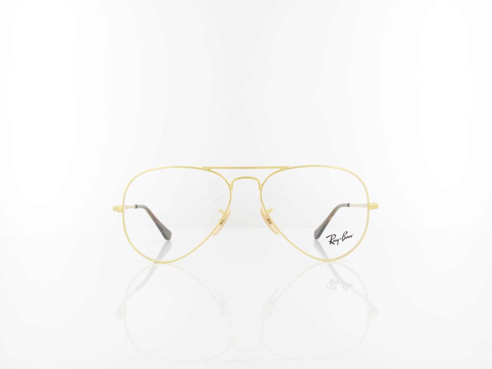 Ray Ban | Aviator RX6489 2500 55 | gold