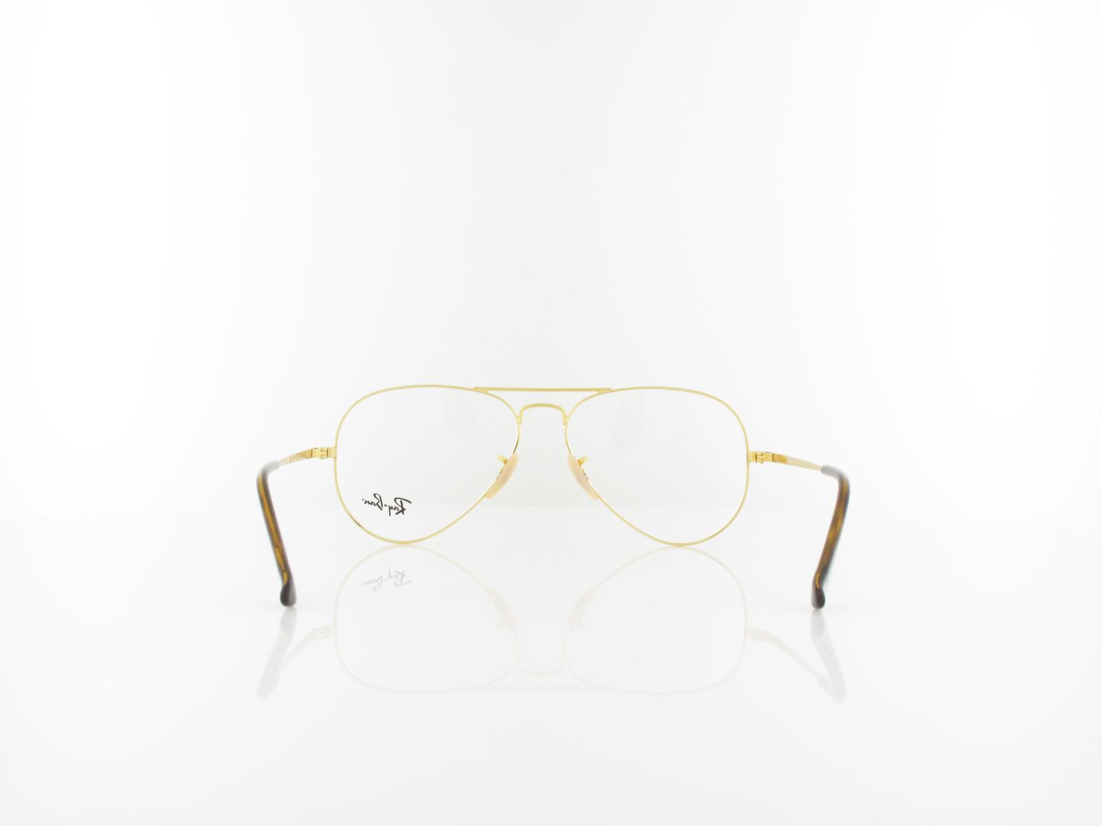 Ray Ban | Aviator RX6489 2500 55 | gold