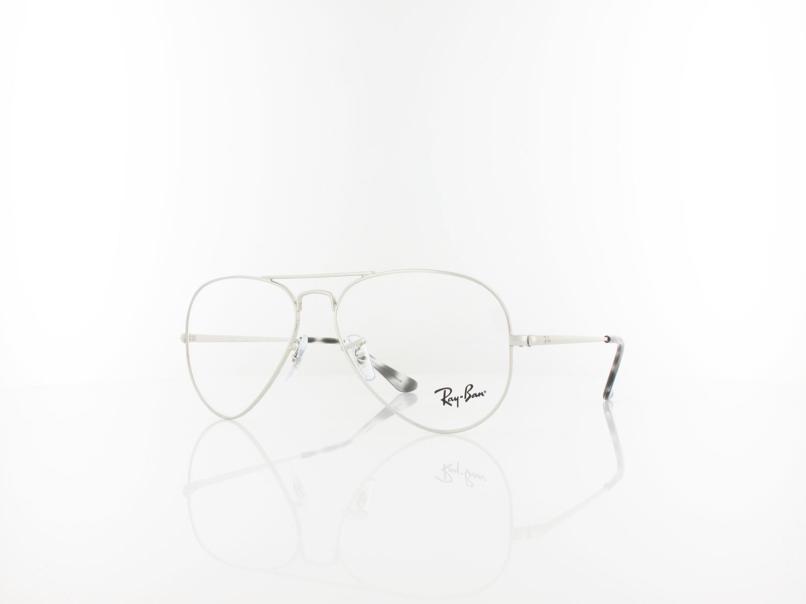 Ray Ban | Aviator RX6489 2501 55 | silver